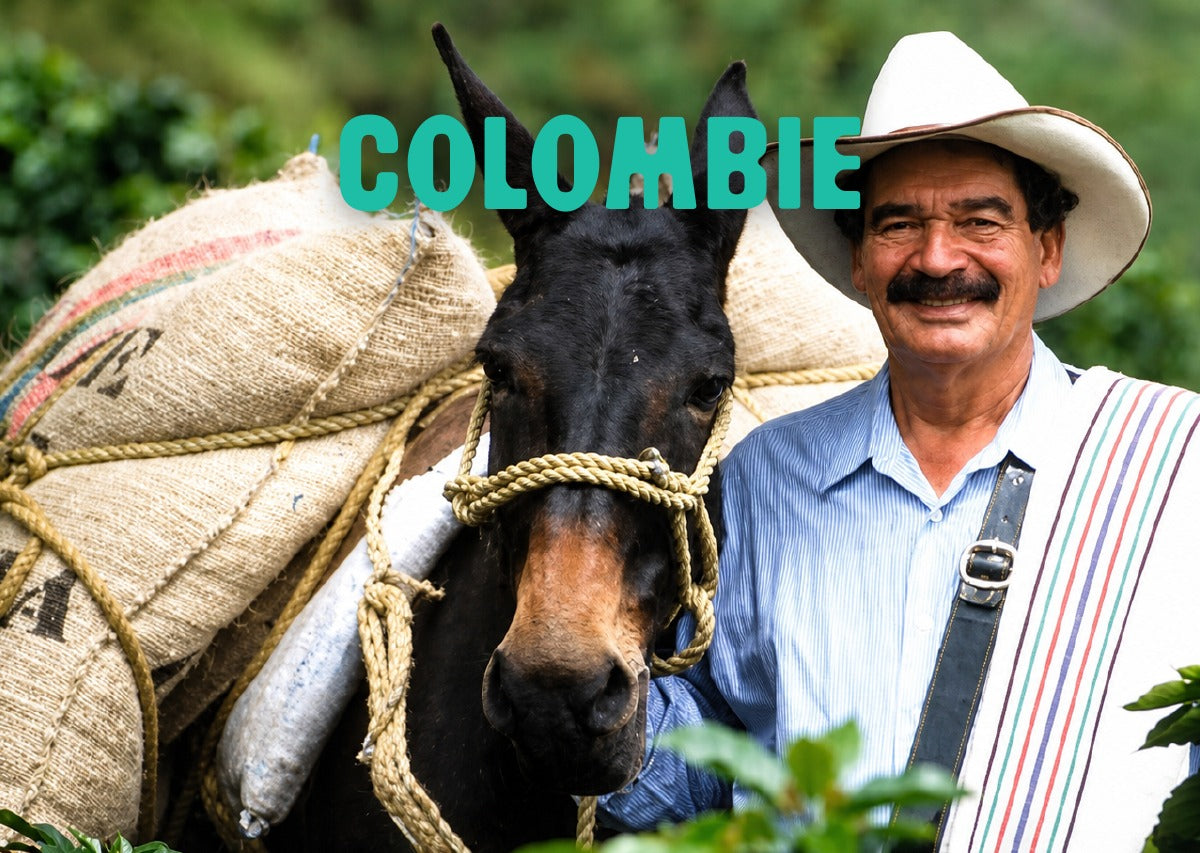 La carte postale Donkey Fuel, Colombie