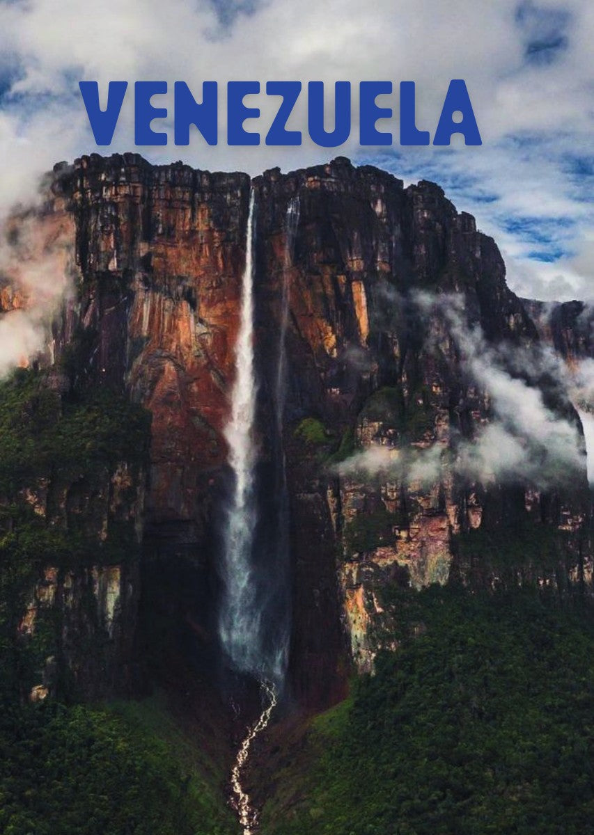 La carte postale Alto Dulce, Venezuela